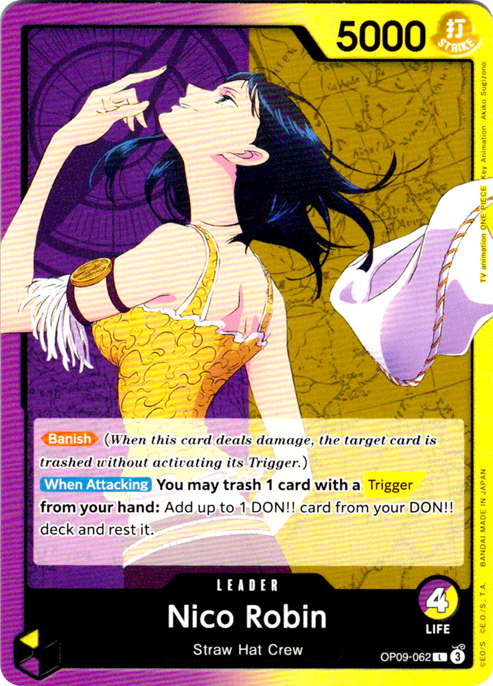 OP09-062 Nico Robin leader normal (EN) -NEAR MINT-