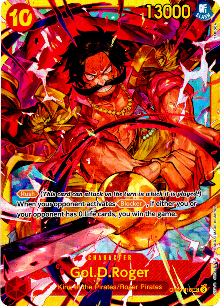 OP09-118 Gold D. Roger secret rare foil (EN) -NEAR MINT-