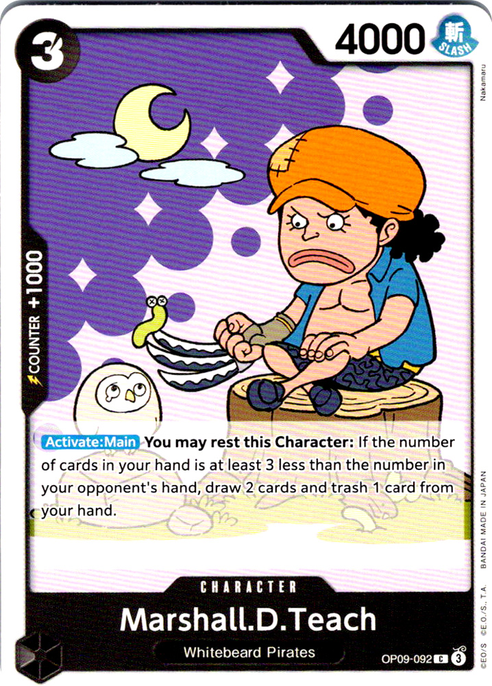 OP09-092 Marshall D. Teach common normal (EN) -NEAR MINT-