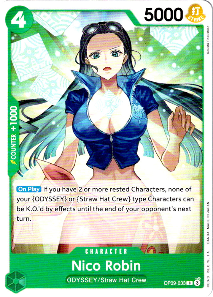 OP09-033 Nico Robin common normal (EN) -NEAR MINT-
