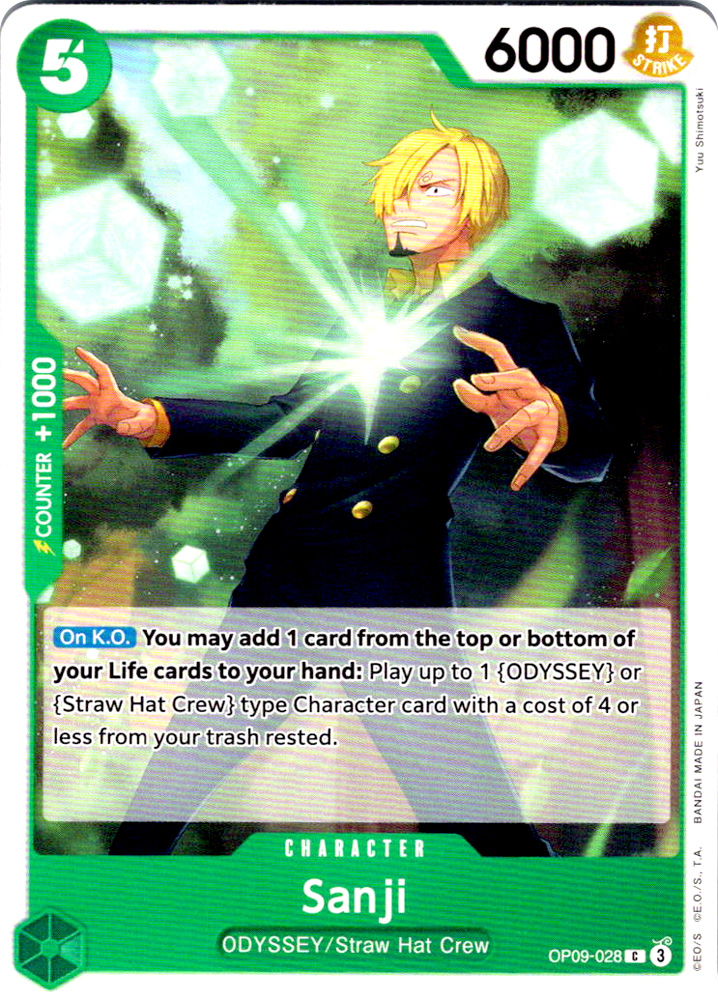 OP09-028 Sanji common normal (EN) -NEAR MINT-