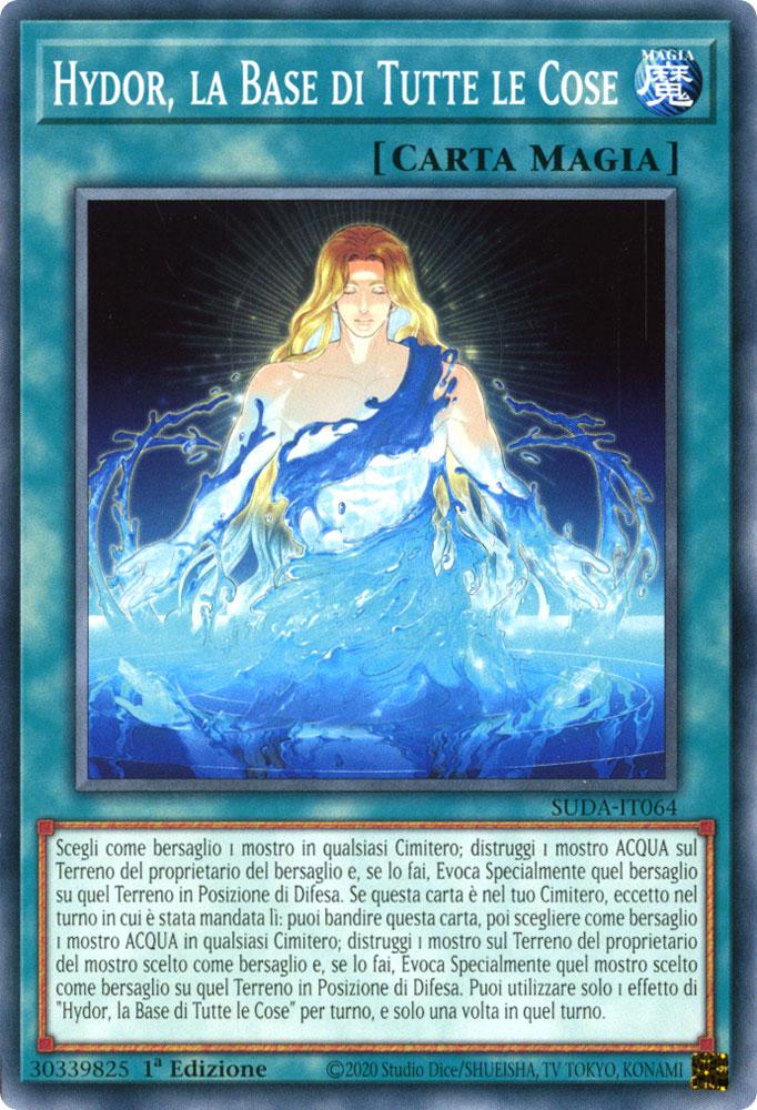 SUDA-IT064 Hydor, la Base di Tutte le Cose Comune 1a Edizione (IT) -NEAR MINT-