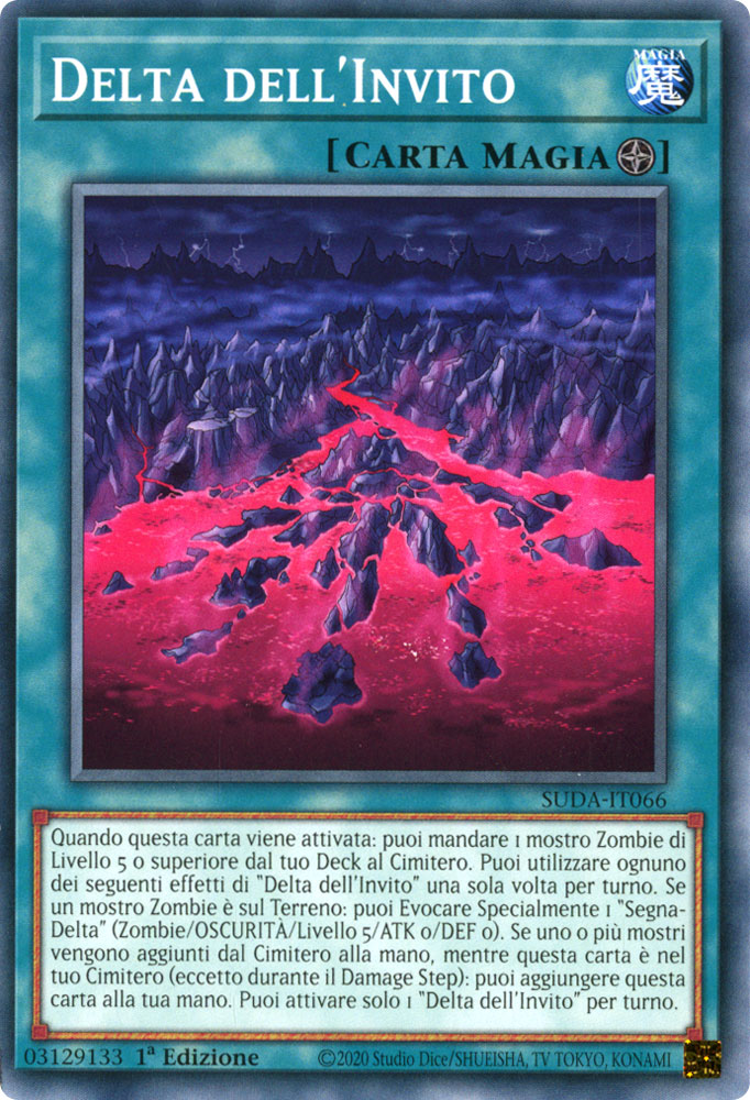SUDA-IT066 Delta dell'Invito Comune 1a Edizione (IT) -NEAR MINT-