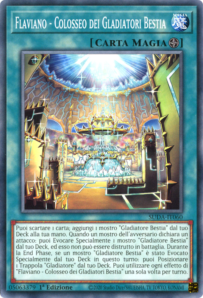 SUDA-IT060 Flaviano - Colosseo dei Gladiatori Bestia Comune 1a Edizione (IT) -NEAR MINT-