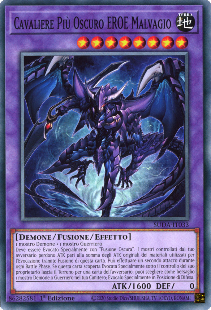 SUDA-IT033 Cavaliere Piu' Oscuro EROE Malvagio Comune 1a Edizione (IT) -NEAR MINT-