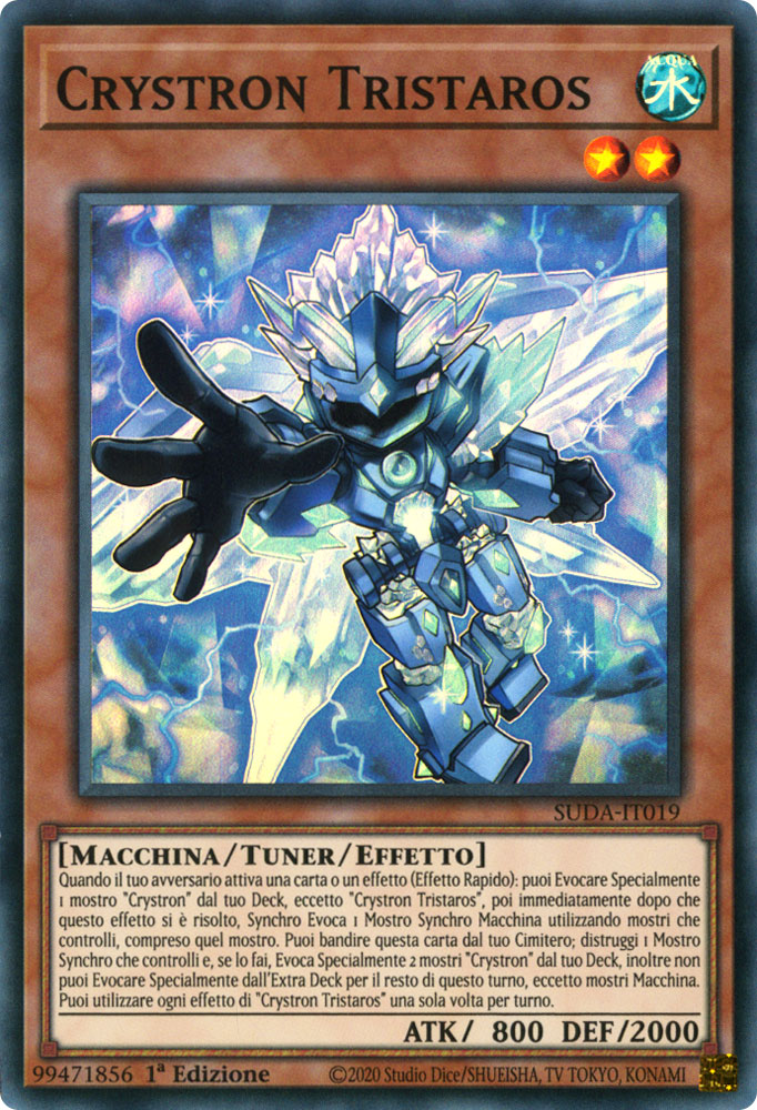 SUDA-IT019 Crystron Tristaros Super Rara 1a Edizione (IT) -NEAR MINT-