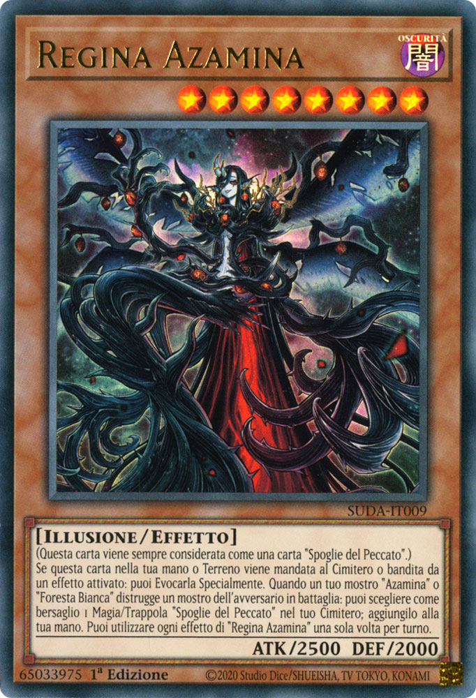 SUDA-IT009 Regina Azamina Ultra Rara 1a Edizione (IT) -NEAR MINT-