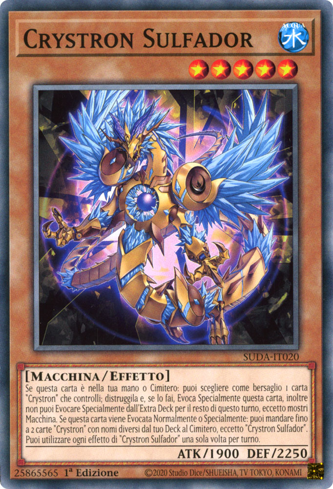 SUDA-IT020 Crystron Sulfador Comune 1a Edizione (IT) -NEAR MINT-