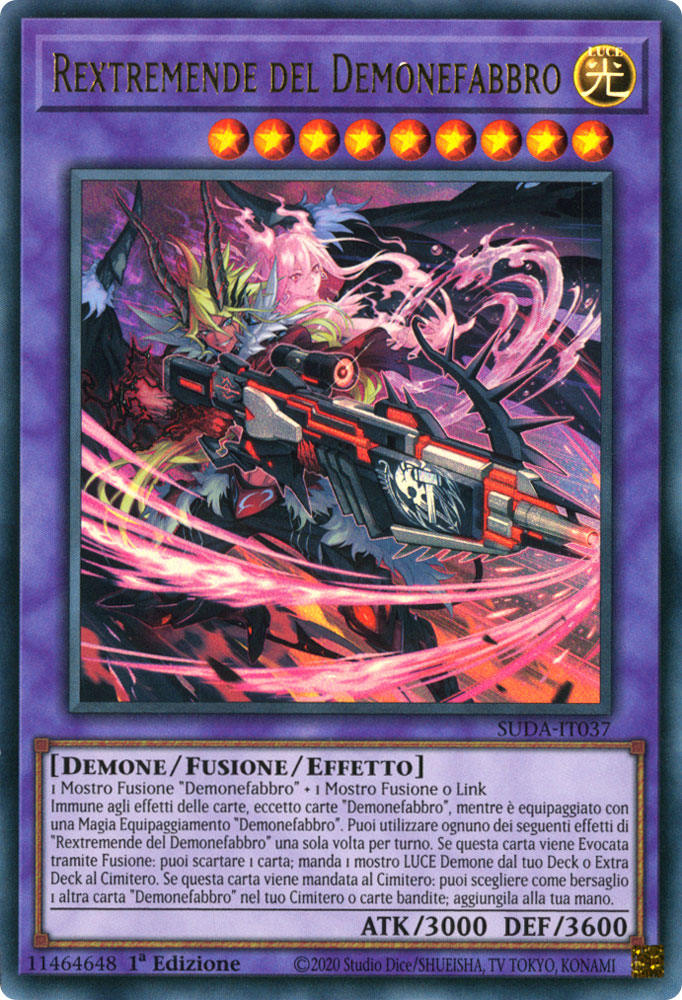 SUDA-IT037 Rextremende del Demonefabbro Ultra Rara 1a Edizione (IT) -NEAR MINT-