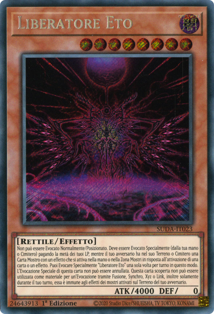 SUDA-IT023 Liberatore Eto Rara Segreta 1a Edizione (IT) -NEAR MINT-