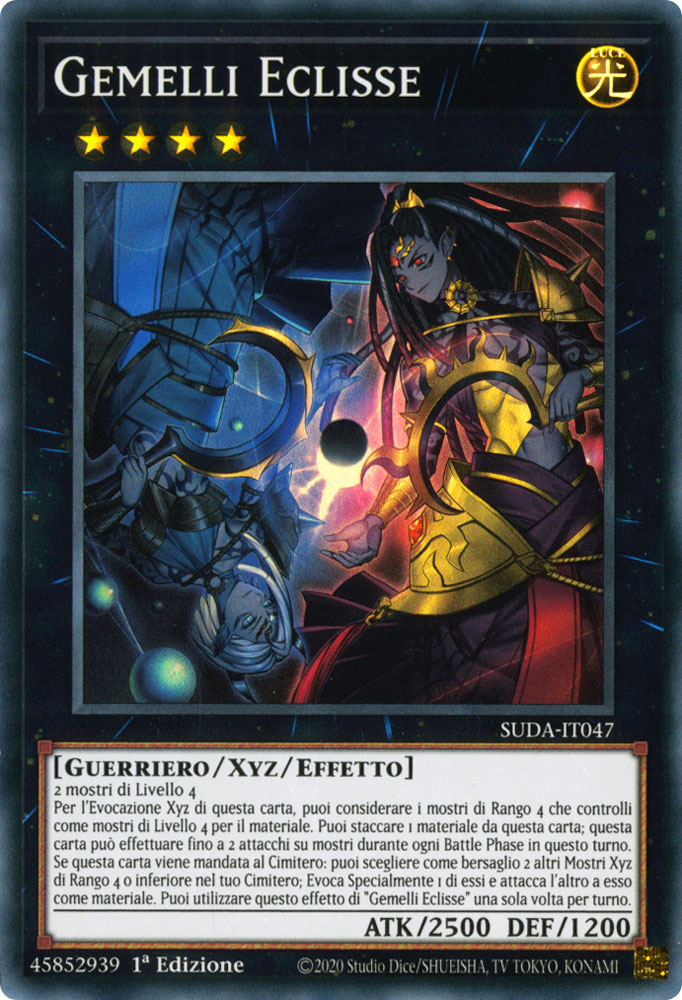 SUDA-IT047 Gemelli Eclisse Super Rara 1a Edizione (IT) -NEAR MINT-