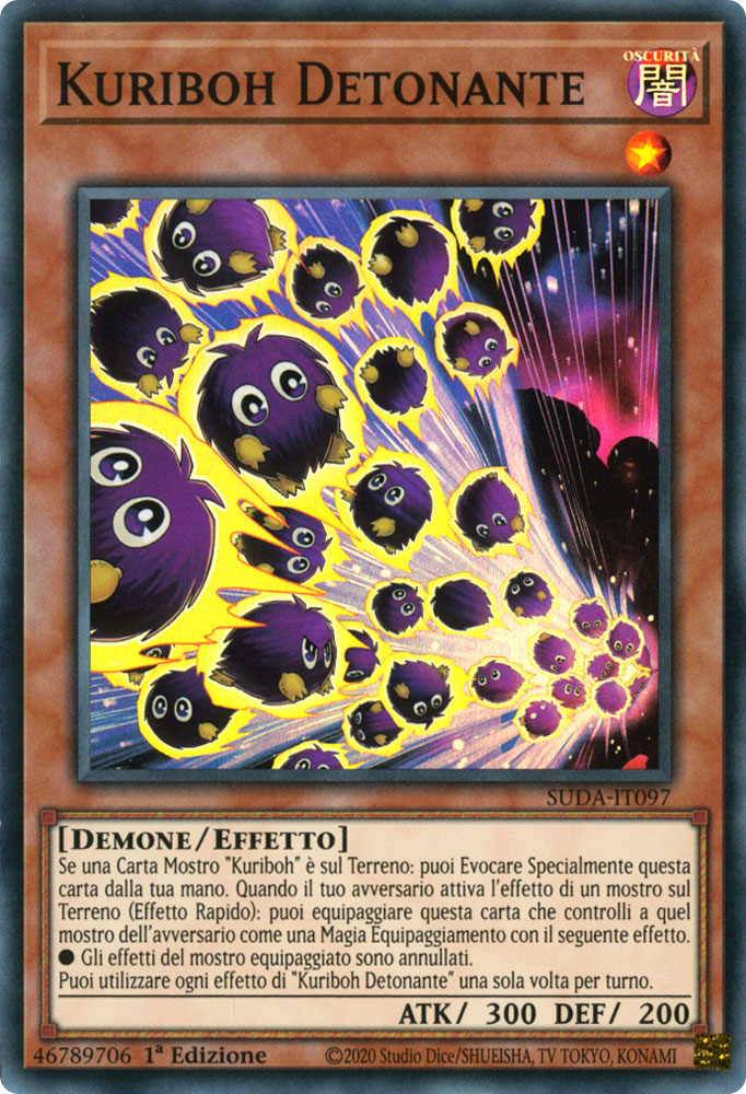 SUDA-IT097 Kuriboh Detonante Super Rara 1a Edizione (IT) -NEAR MINT-
