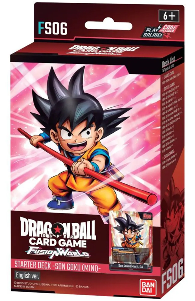 Super card Game FS06 Fusion World Son Goku (Mini) Starter Deck (EN)