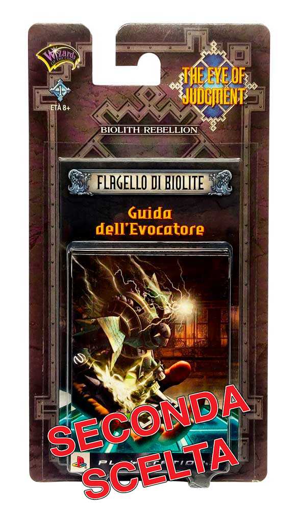 mazzo in blister tematico Flagello di Biolite -SECONDA SCELTA-