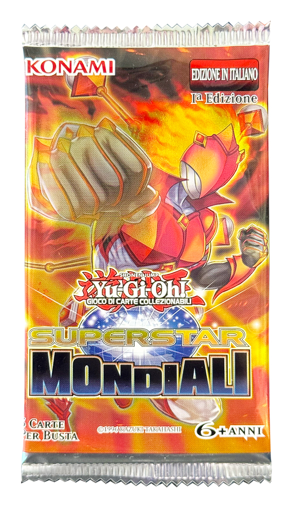 Superstar Mondiali 1a edizione busta 5 carte