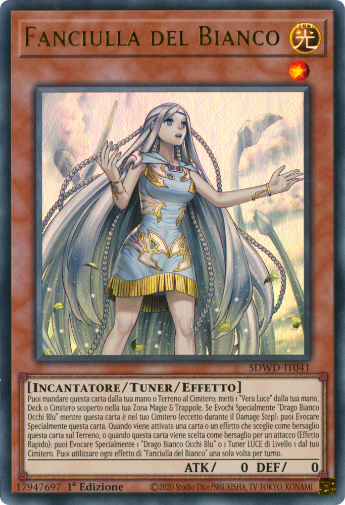 SDWD-IT041 Fanciulla del Bianco ultra rara 1a Edizione (IT) -NEAR MINT-