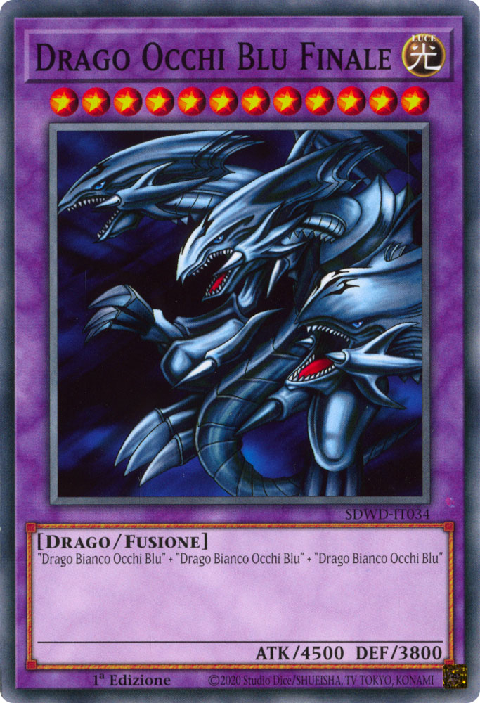 SDWD-IT034 Drago Occhi Blu Finale comune 1a Edizione (IT) -NEAR MINT-
