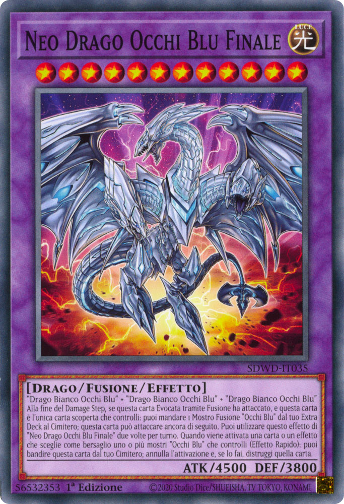 SDWD-IT035 Neo Drago Occhi Blu Finale comune 1a Edizione (IT) -NEAR MINT-
