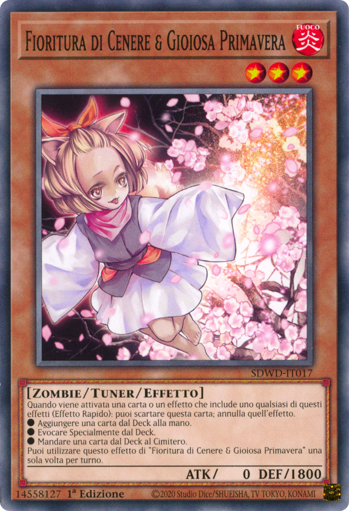 SDWD-IT017 Fioritura di Cenere & Gioiosa Primavera comune 1a Edizione (IT) -NEAR MINT-