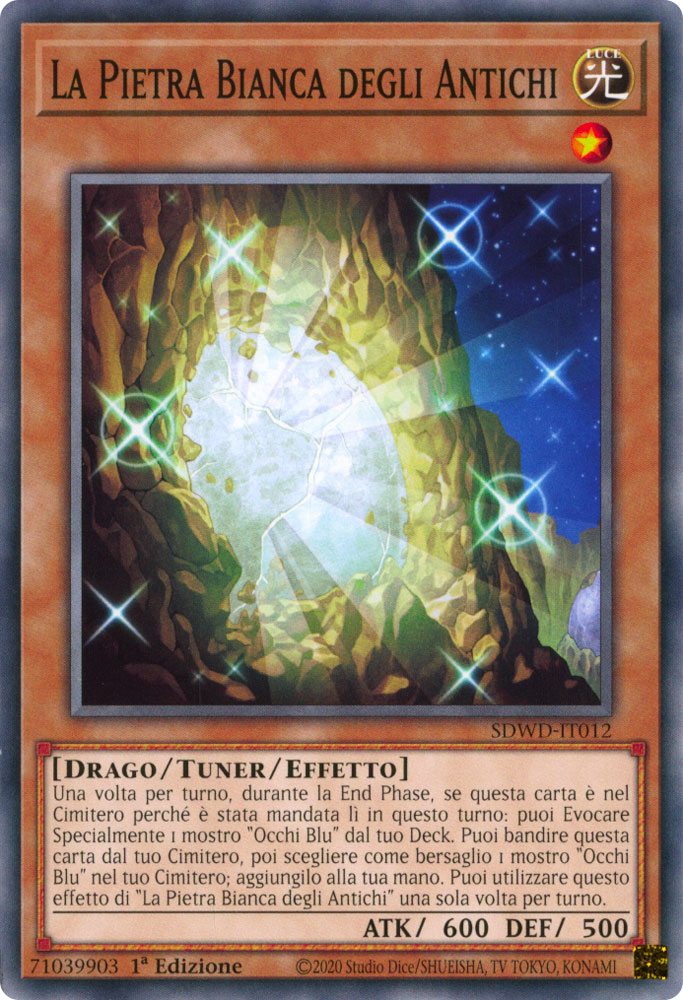 SDWD-IT012 La Pietra Bianca degli Antichi comune 1a Edizione (IT) -NEAR MINT-
