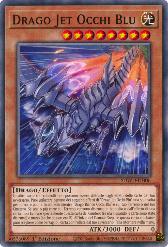SDWD-IT006 Drago Jet Occhi Blu comune 1a Edizione (IT) -NEAR MINT-