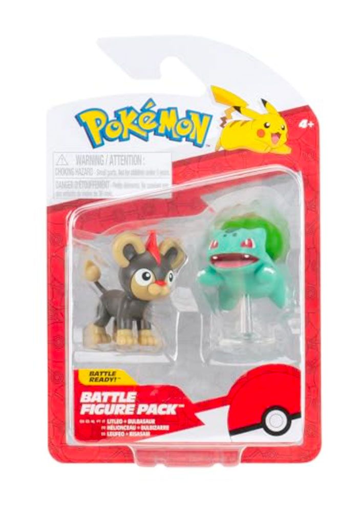 Battle Figure Pack Litleo & Bulbasaur (EN)
