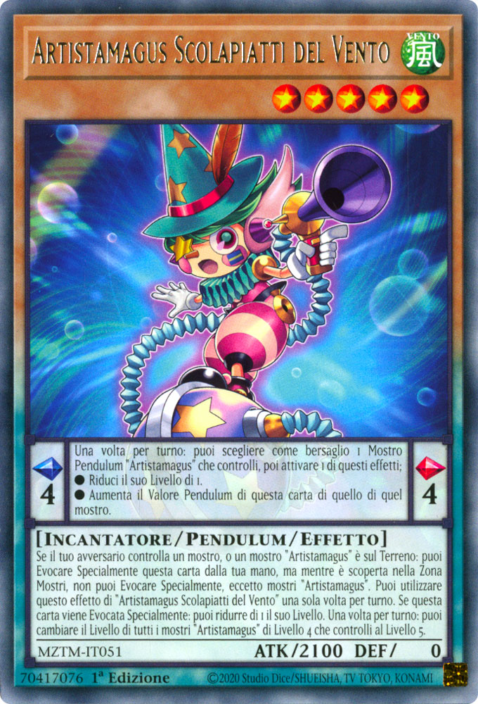 MZTM-IT051 Artistamagus Scolapiatti del Vento Rara 1a Edizione (IT) -NEAR MINT-