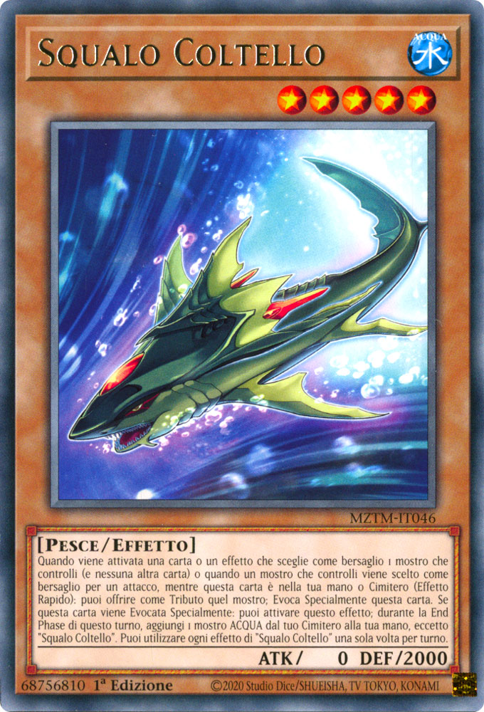 MZTM-IT046 Squalo Coltello Rara 1a Edizione (IT) -NEAR MINT-