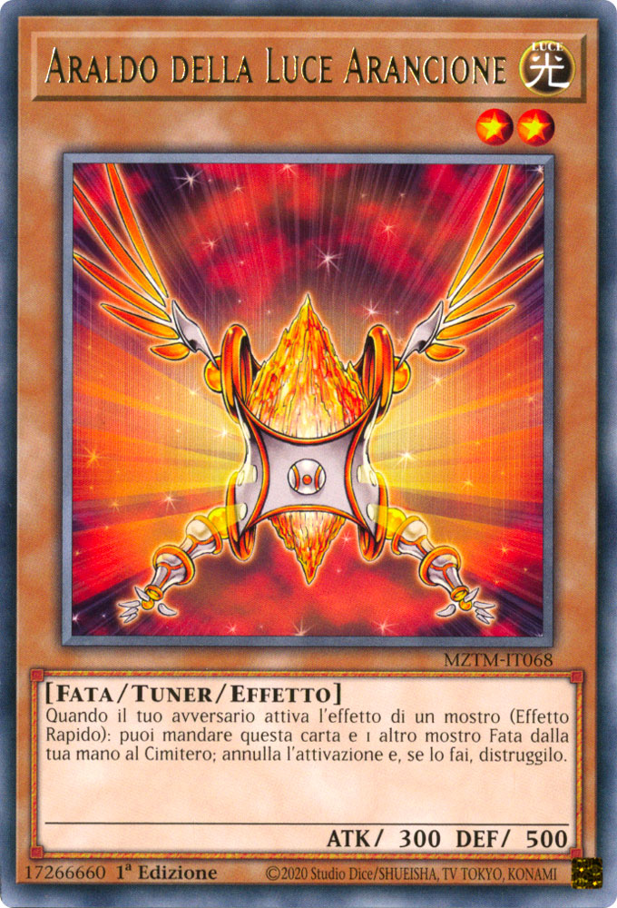 MZTM-IT068 Araldo della Luce Arancione Rara 1a Edizione (IT) -NEAR MINT-