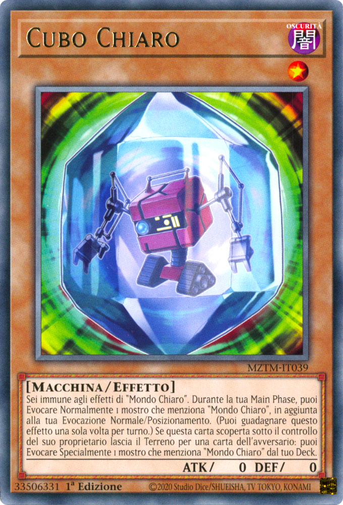 MZTM-IT039 Cubo Chiaro Rara 1a Edizione (IT) -NEAR MINT-