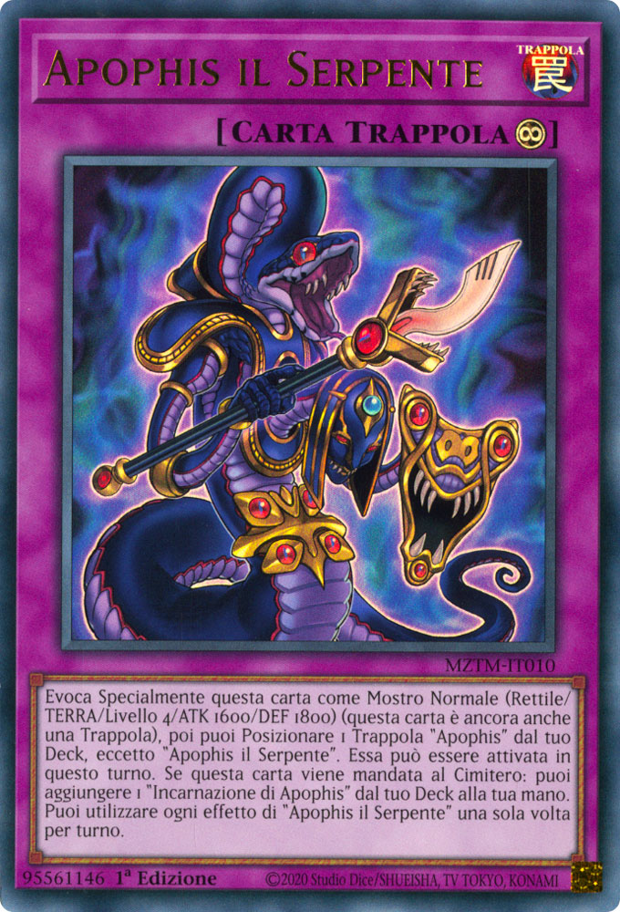 MZTM-IT010 Apophis il Serpente Ultra Rara 1a Edizione (IT) -NEAR MINT-