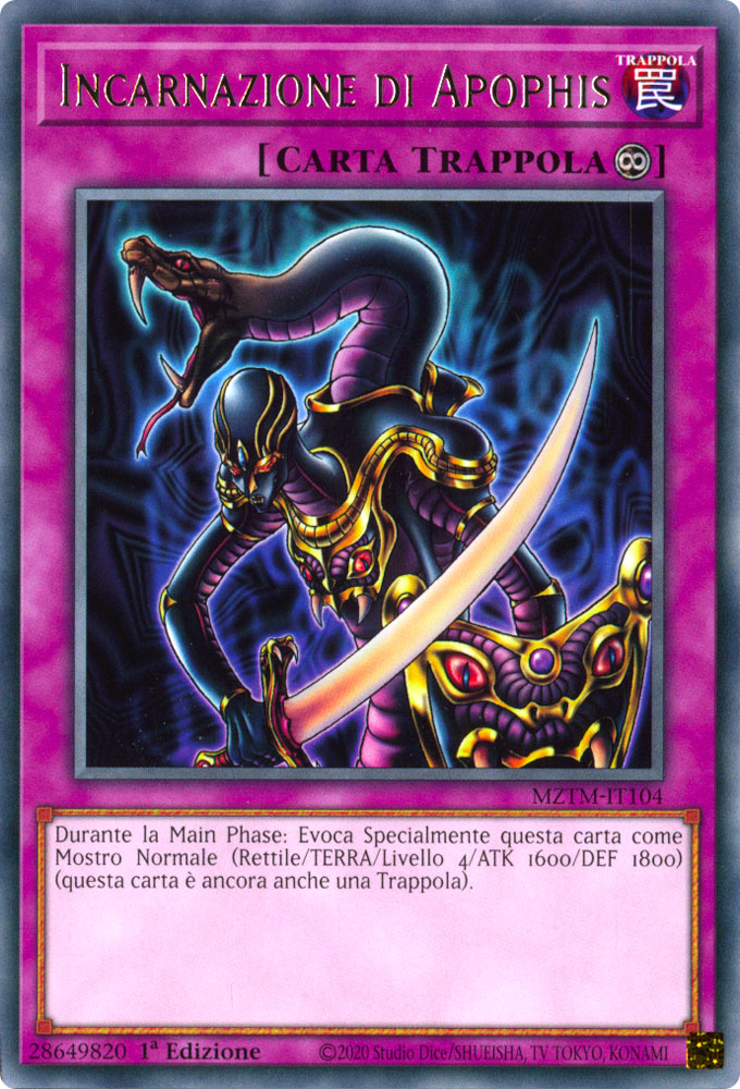 MZTM-IT104 Incarnazione di Apophis Rara 1a Edizione (IT) -NEAR MINT-