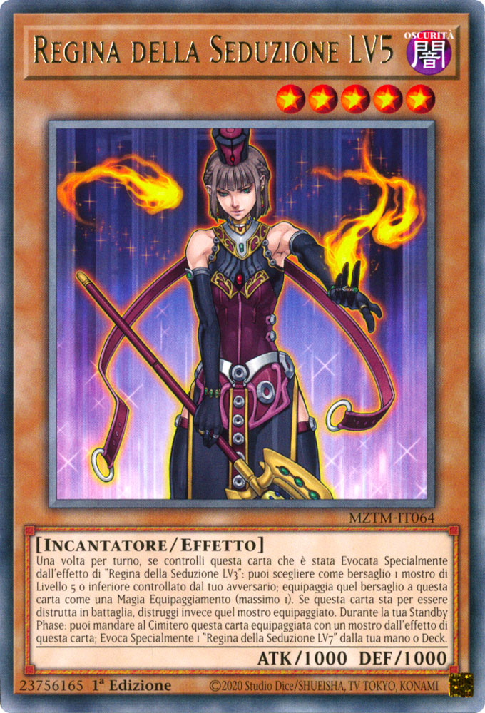 MZTM-IT064 Regina della Seduzione LV5 Rara 1a Edizione (IT) -NEAR MINT-