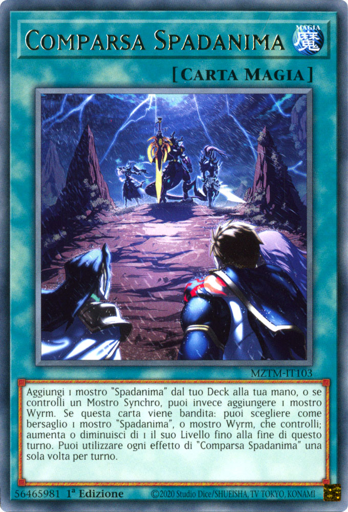MZTM-IT103 Comparsa Spadanima Rara 1a Edizione (IT) -NEAR MINT-