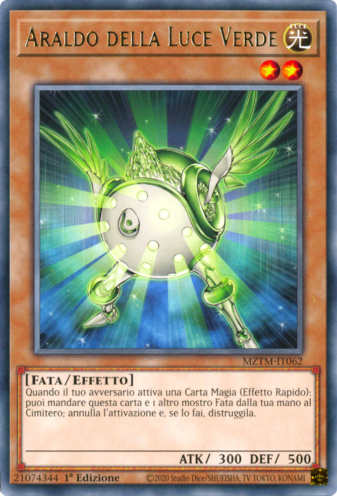 MZTM-IT062 Araldo della Luce Verde Rara 1a Edizione (IT) -NEAR MINT-