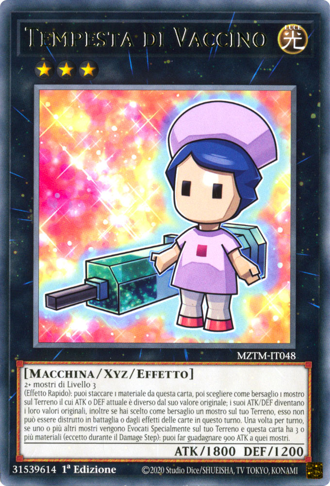MZTM-IT048 Tempesta di Vaccino Rara 1a Edizione (IT) -NEAR MINT-