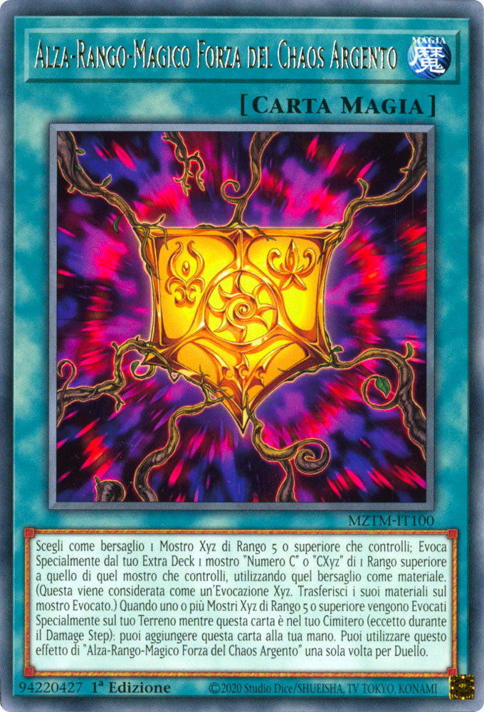 MZTM-IT100 Alza-Rango-Magico Forza del Chaos Argento Rara 1a Edizione (IT) -NEAR MINT-