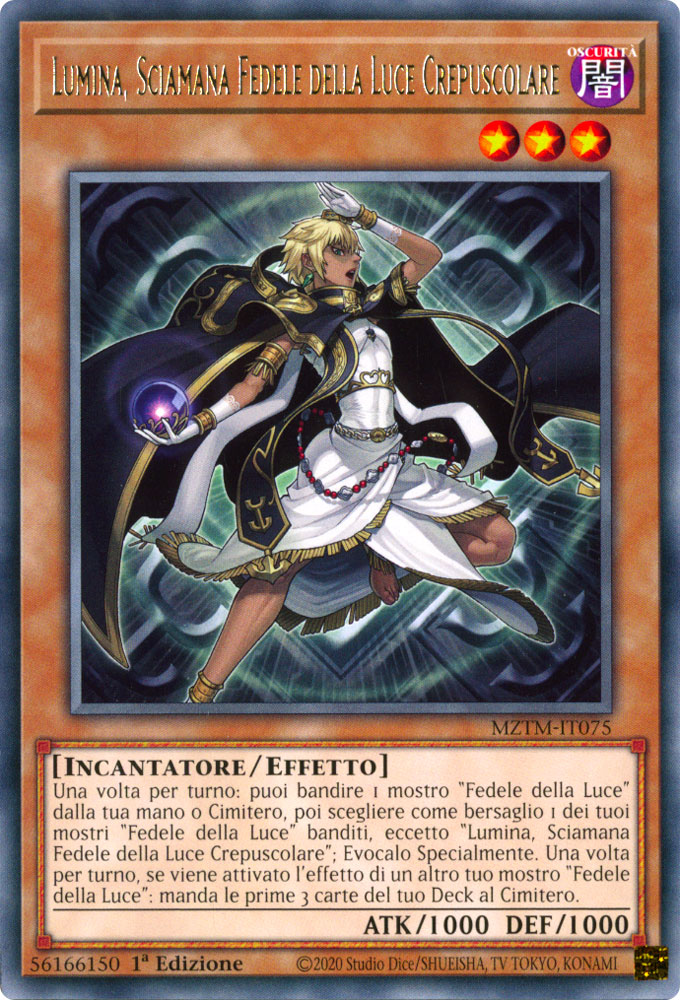 MZTM-IT075 Lumina, Sciamana Fedele della Luce Crepuscolare Rara 1a Edizione (IT) -NEAR MINT-