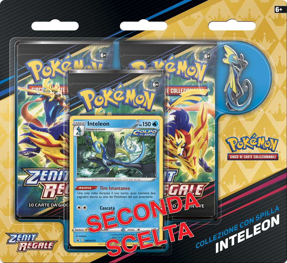 Zenit Regale Collezione blister con spilla Inteleon (IT) -SECONDA SCELTA-