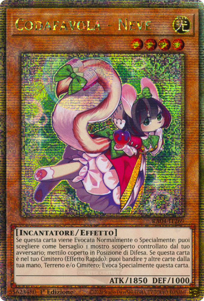 RA04-IT269 Codafavola - Neve Rara Segreta Quarto di Secolo 1a Edizione (IT) -NEAR MINT-