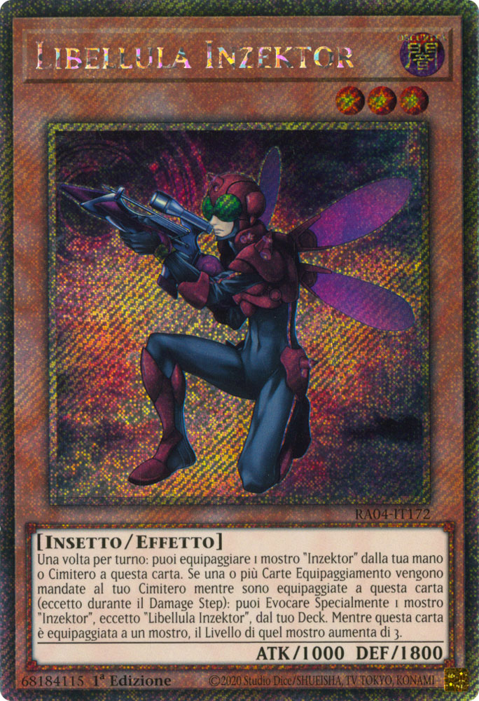 RA04-IT172 Libellula Inzektor Platinum Segreta 1a Edizione (IT) -NEAR MINT-