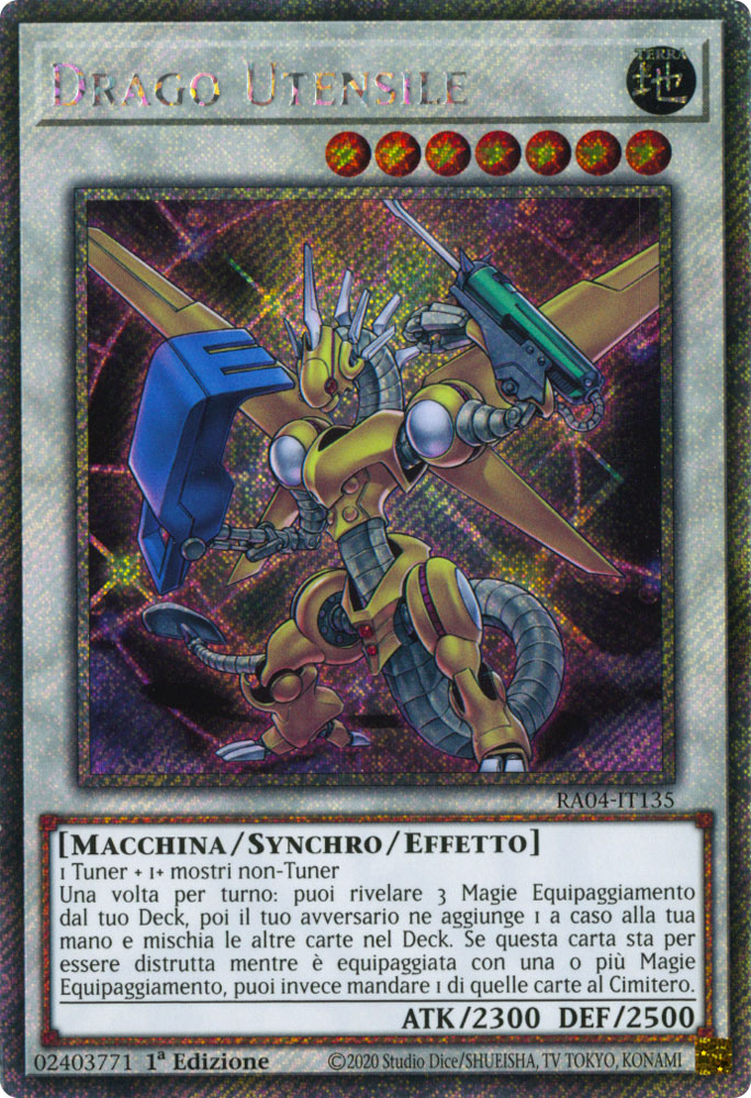 RA04-IT135 Drago Utensile Platinum Segreta 1a Edizione (IT) -NEAR MINT-