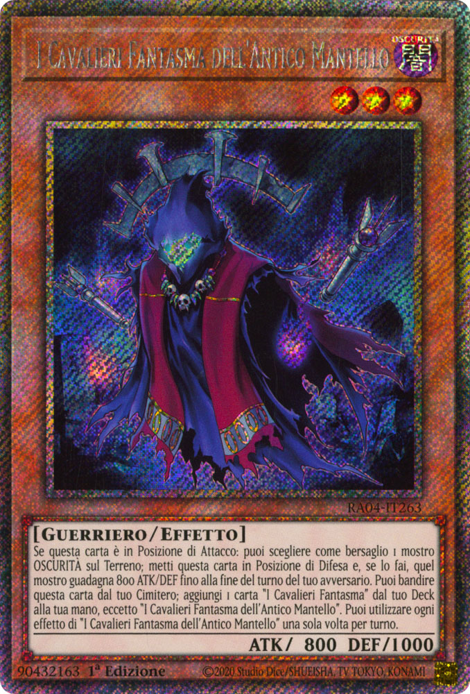 RA04-IT263 I Cavalieri Fantasma dell'Antico Mantello Platinum Segreta 1a Edizione (IT) -NEAR MINT-