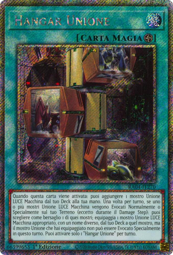 RA04-IT270 Hangar Unione Platinum Segreta 1a Edizione (IT) -NEAR MINT-