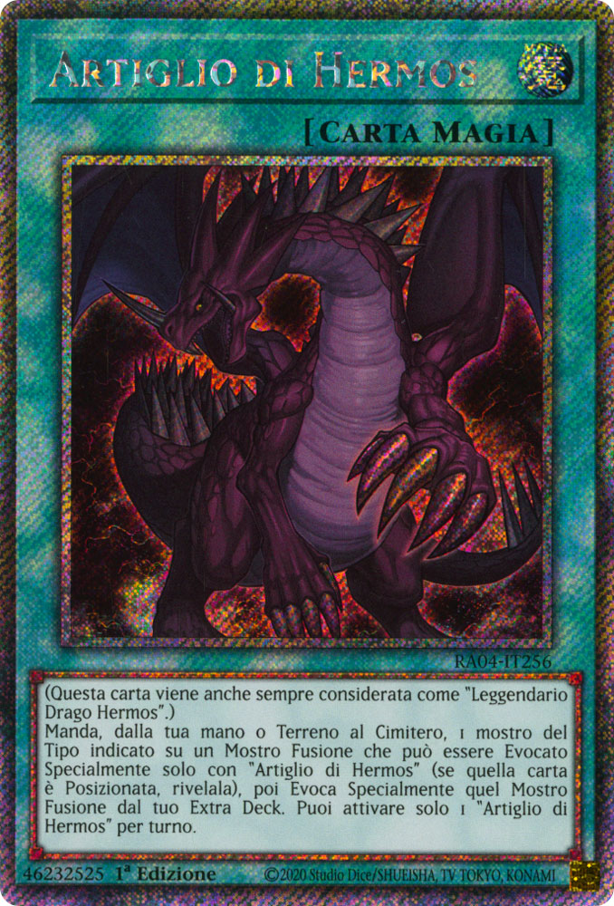 RA04-IT256 Artiglio di Hermos Platinum Segreta 1a Edizione (IT) -NEAR MINT-