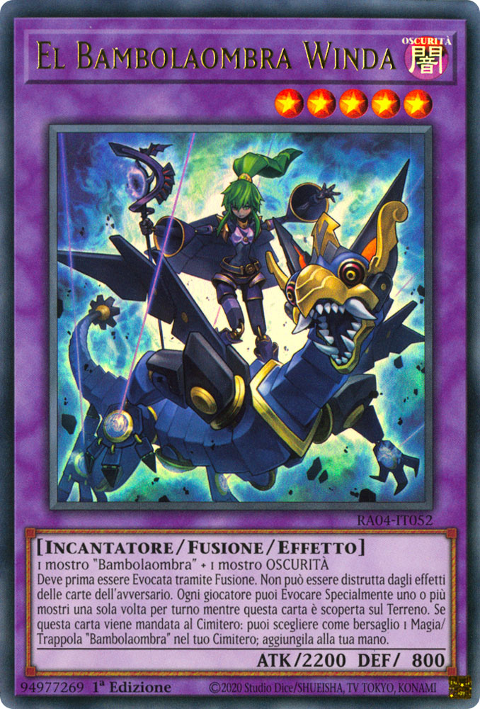 RA04-IT052 El Bambolaombra Winda Ultra Rara 1a Edizione (IT) -NEAR MINT-