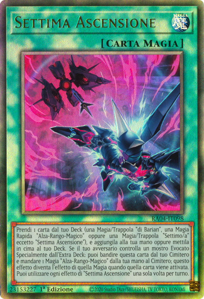 RA04-IT098 Settima Ascensione Rara Ultimate 1a Edizione (IT) -NEAR MINT-