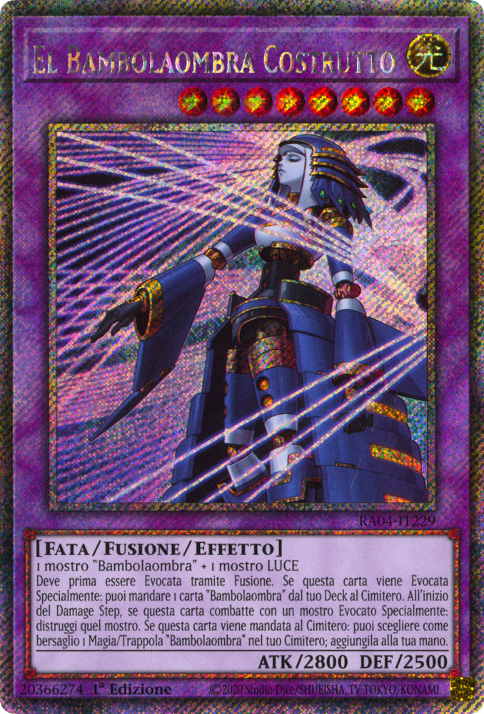 RA04-IT229 El Bambolaombra Costrutto (Versione Alternativa) Platinum Segreta 1a Edizione (IT) -NEAR MINT-