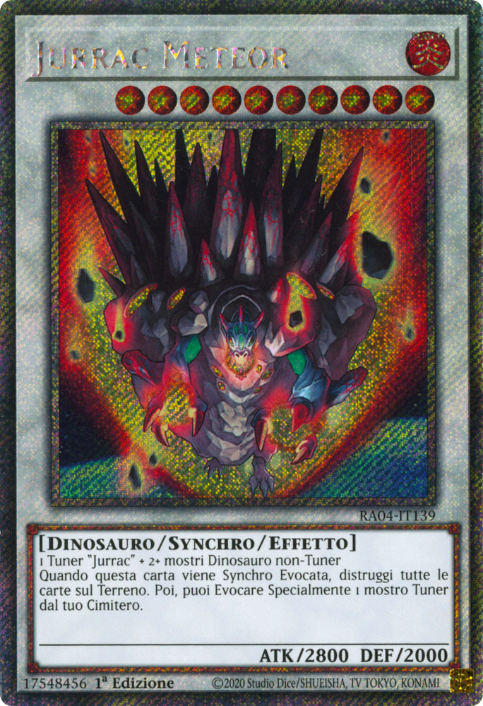 RA04-IT139 Jurrac Meteor Platinum Segreta 1a Edizione (IT) -NEAR MINT-