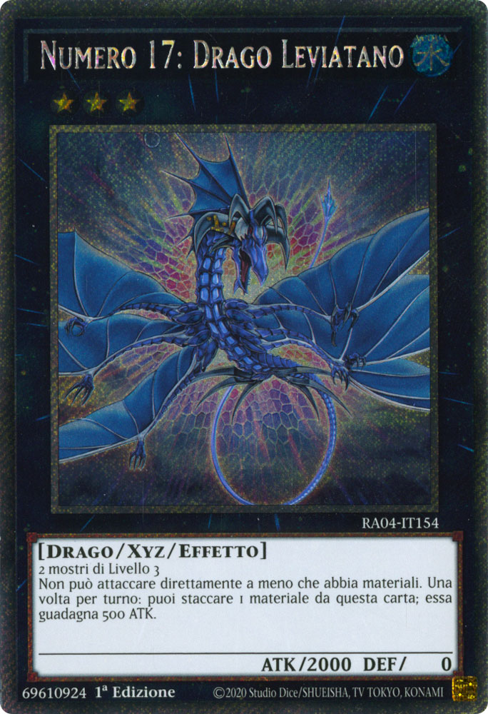 RA04-IT154 Numero 17: Drago Leviatano Platinum Segreta 1a Edizione (IT) -NEAR MINT-